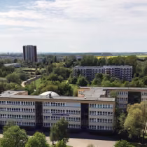 Schulgebäude der Nordlicht Schule Rostock