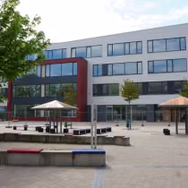 Schulgebäude des Schulzentrums am Sund